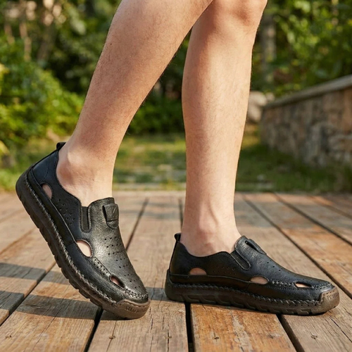 mens casual dress sandals Men's If your size is 7.5 then go up to 8) Made in Mexico Men's Dress Sandals & Casual
